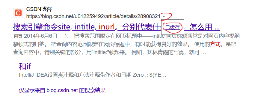 google搜索引擎语法